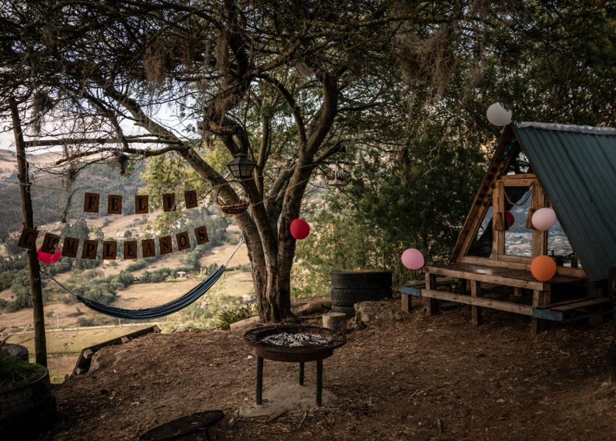 Mini Cabaña Roca Glamping Suesca Exterior foto