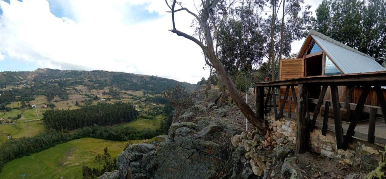 Mini Cabaña Roca Glamping Suesca Exterior foto