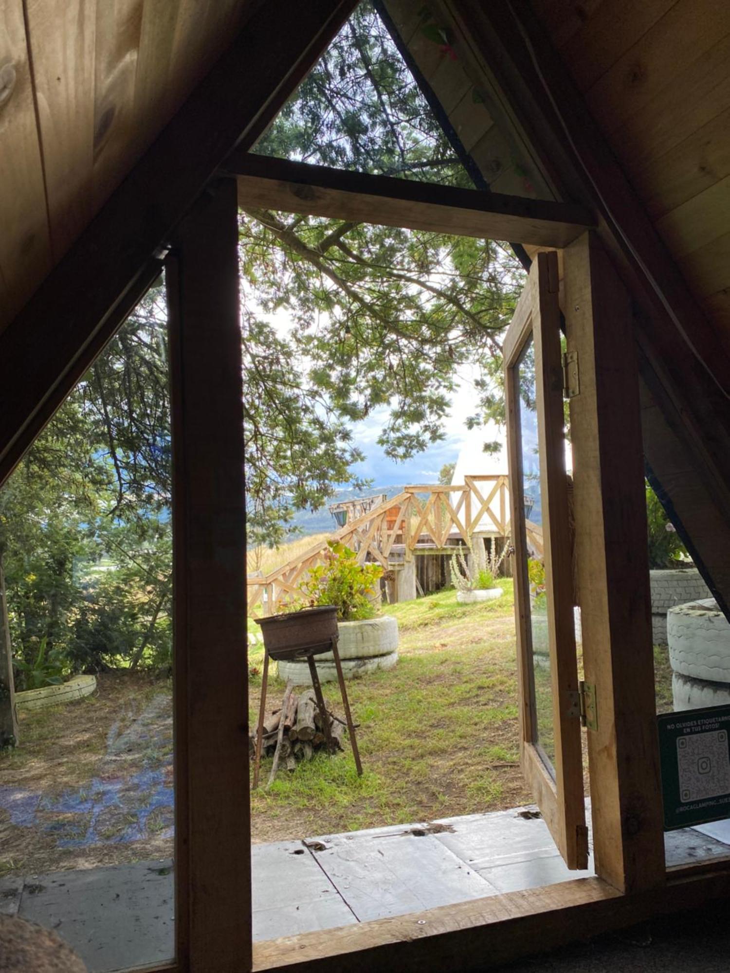 Mini Cabaña Roca Glamping Suesca Exterior foto